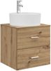 vidaXL Wandmontierte Waschtisch Artisan-Eiche 49,5 x 44,5 x 65 cm 890301 Bild 2
