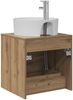 vidaXL Wandmontierte Waschtisch Artisan-Eiche 49,5 x 44,5 x 65 cm 890301 Bild 5