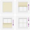 vidaXL Plissee Creme 115x100 cm Stoffbreite 114,4 cm Polyester 4015282 Bild 5