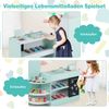 Kinder Supermarkt Spielset mit Kasse & POS-Maschine & Verkaufsautomat & Tafel Minzgrün Bild 5