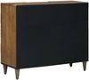 vidaXL Sideboard mit Regal Braun 90 x 33,5 x 75 cm Massivholz Mango 4018360 Bild 5