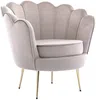 Vente-unique - DANDELION Sessel SamtStoff Schokoladenbraun - B 75 cm x H 76,5 cm x L 78 cm Bild 2