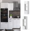 Mikrowellenschrank R-Line Weiß Hochglanz 60 cm Vicco Bild 2