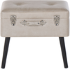 Hocker beige Kunstleder MALLARD Bild 4