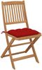 vidaXL Klappbare Gartenstühle 6 Stk. mit Kissen Massivholz Akazie 3075015 Bild 3