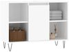 vidaXL Badschrank Hochglanz-Weiß 80x33x60 cm Holzwerkstoff 831630 Bild 3