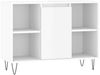 vidaXL Badschrank Hochglanz-Weiß 80x33x60 cm Holzwerkstoff 831630 Bild 2