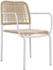 Vente-unique - NIOU Garden dining set Metall Beige - B 59,5 cm x H 80 cm x L 53 cm Bild 3