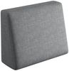 sunnypillow Rückenkissen Palettenkissen mit abnehmbarem Bezug Seitenkissen 60x40x20/10cm, Grau Bild 5
