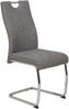 4er Set Schwingstuhl Alina - Webstoff Grau Bild 2