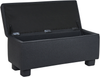 Polsterbank mit Stauraum ITHACA Stoff Schwarz Bild 5
