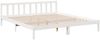 vidaXL Massivholzbett Extra Lang ohne Matratze Weiß 180x210 Kieferholz 852439 Bild 3