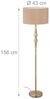 Relaxdays Stehlampe Wohnzimmer beige Bild 5