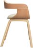 vidaXL Esszimmerstühle 2 Stk. Creme Bugholz und Kunstleder [3092380] Bild 5