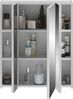 INOSIGN Badezimmerspiegelschrank Malmö, Breite 60 cm, inkl. LED Beleuchtung, 3 Spiegeltüren, 9 Fächer in verschiedenen Farben erhältlich, Badmöbel, Spiegel, Badschrank, Bad Bild 4