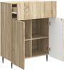 vidaXL Sideboard Sonoma-Eiche 66 x 34,5 x 92 cm Holzwerkstoff 894407 Bild 3
