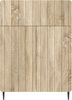vidaXL Sideboard Sonoma-Eiche 66 x 34,5 x 92 cm Holzwerkstoff 894407 Bild 4