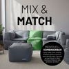 Lumaland Sitzsack-Hocker Modular 54x54x40cm pastellgrün eckig Bild 3