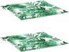 vidaXL Sitzkissen 2 Stk. Blattmuster 50x50x4 cm Stoff 361068 Bild 3