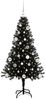 vidaXL Weihnachtsbaum mit 150 LEDs mit Ständer Schwarz 150 cm PVC 3396470 Bild 3