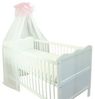 TupTam Betthimmel TupTam Babybett Himmel mit Schleife Transparent Bild 5