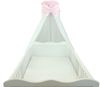 TupTam Betthimmel TupTam Babybett Himmel mit Schleife Transparent Bild 2