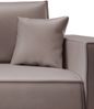 Selsey 'Farese Cuero' Schlafsofa 3-Sitzer mit Bettkasten, Kunstleder, Dunkelbeige Bild 3