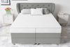 99rooms Hermes Boxspringbett 180x200 cm Kunstleder MADRYT Hellgrau Bonell-Federung Bild 4