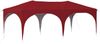 vidaXL Pop-up Partyzelt 575 x 288 x 245 cm Bordeauxrot Oxford-Stoff 42019884 Bild 2