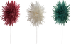 Wanddekoration 3er Set LED GROVLAN Stern 41 cm Bunt Bild 5