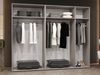 Kleiderschrank Midere 250 (Farbe: Schwarz) Bild 3