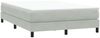 vidaXL Boxspringbett mit Matratze Hellgrau 160x220 cm Samt 3315975 Bild 5