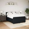vidaXL Boxspringbett mit Matratze Schwarz 140x190 cm Samt 3287736 Bild 3