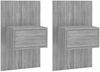 vidaXL Wand-Nachttische 2 Stk. Grau Sonoma Holzwerkstoff [816955] Bild 2