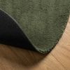 vidaXL Teppich HUARTE Kurzflor Weich und Waschbar Waldgrün Ø 100 cm 375104 Bild 5