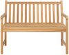 vidaXL Gartenbank 114 cm Massivholz Teak 316622 Bild 2
