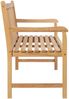 vidaXL Gartenbank 114 cm Massivholz Teak 316622 Bild 3