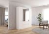 rauch Drehtürenschrank Schrank Garderobe MAINZ Breiten 91/136/181/226/271/315/360, Höhe 210cm (3 verschiedene Ausstattungen BASIC/CLASSIC/PREMIUM (inkl. SOFT-CLOSE) grifflose Front, Außentüren mit Push-to-Open Funktion MADE IN GERMANY Bild 2