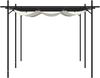 Terrassenüberdachung mit Schiebedach OLIMP Creme 589x292x230cm Pergola Garten Pavillon Rankhilfe Sonnenschutz Gartenpergola Gartenpavillon mit Sonnendach Bild 2