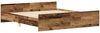 vidaXL Bettgestell ohne Matratze Altholz-Optik 160x200cm Holzwerkstoff 3328754 Bild 4