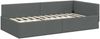 vidaXL Eckbettgestell mit Kopfteil Dunkelgrau 100 cm x 200 cm Stoff 42016052 Bild 4