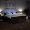 vidaXL Boxspringbett mit Matratze Dunkelbraun 180x200 cm Stoff 3289055 Bild 5