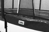 Salta 'First Class' Trampolin, rechteckig, schwarz, 427x244 cm, ab 5 Jahren, maximal bis 180 kg belastbar, inkl. Sicherheitsnetz und Leiter Bild 2