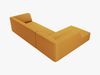 Micadoni 4-Sitzer Modular Sofa Ruby Links Strukturierter Stoff Ottawa Gelb Bild 5