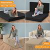 Bestschlaf Klappmatratze Spar-Set inkl. Husse & Transporttasche, Polyester, Schwarz / Creme, 140x195 cm Bild 3
