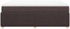 vidaXL Boxspringbett mit Matratze Dunkelbraun 140x190 cm Stoff 3285570 Bild 5