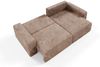 Ecksofa mit Schlaffunktion NATALIA in Stoff Tilia Beige Ottomane Rechts Bild 5