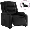 vidaXL Relaxsessel Elektrisch Schwarz Kunstleder 3206543 Bild 2