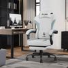 Ergonomischer Bürostuhl mit Fußstütze und Lendenwirbelstütze, Gaming Stuhl 150kg Bild 2