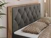 Boxspringbett, Schlafzimmerbett, Bettkasten - VENETO - 160 x 200 cm - Dunkelgrau Velvet - H4 Bild 3